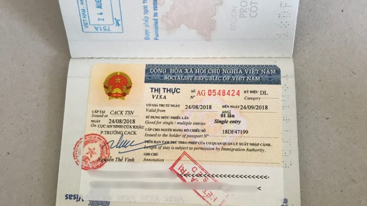 Visa 3 tháng 1 lần được xem là visa ngắn hạn cho người nước ngoài nhập cảnh Việt Nam